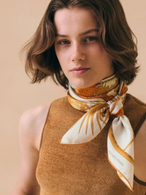 オレンジ - エルメスのカレ | レディス シルクカレ | Hermès